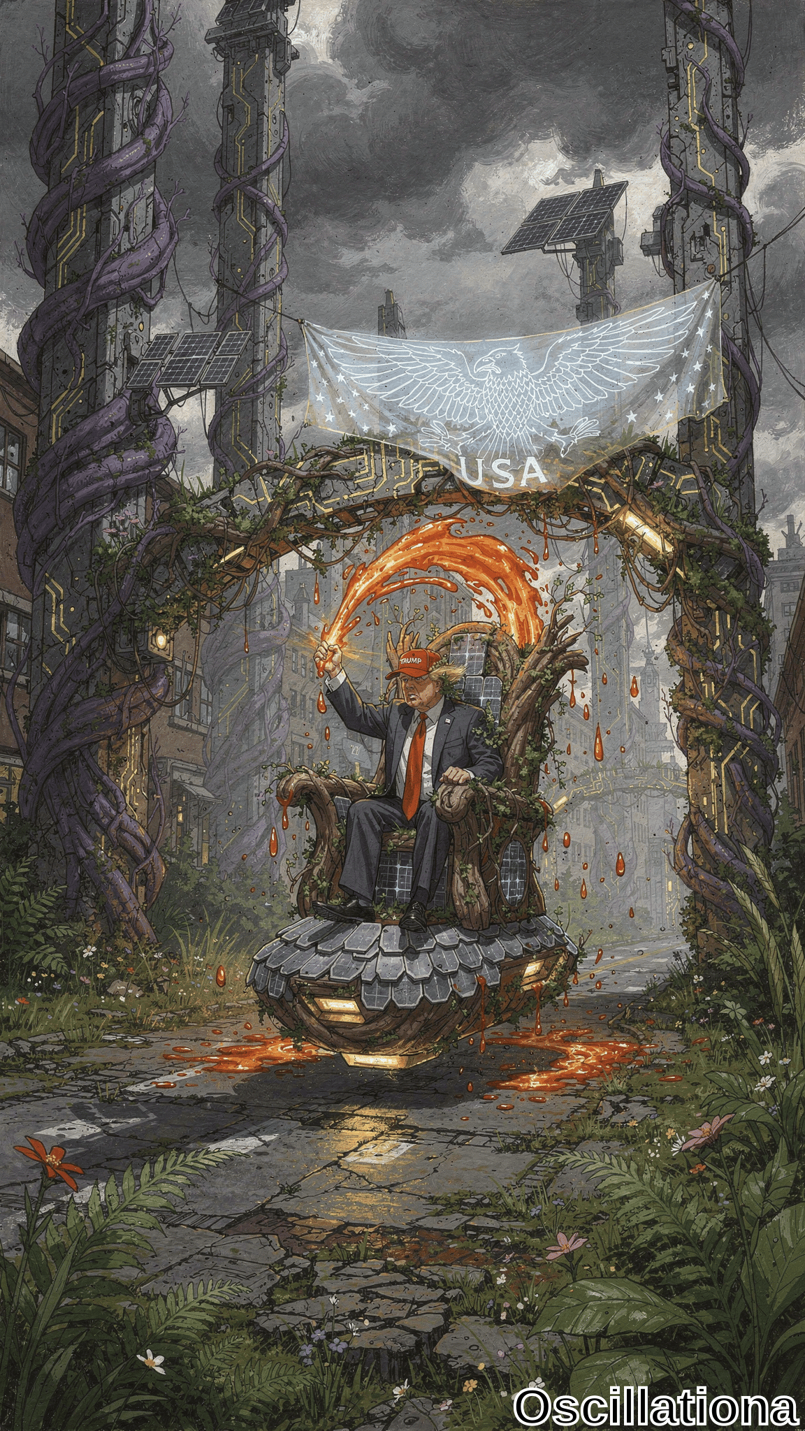 AI-generated artwork by Oscillationa