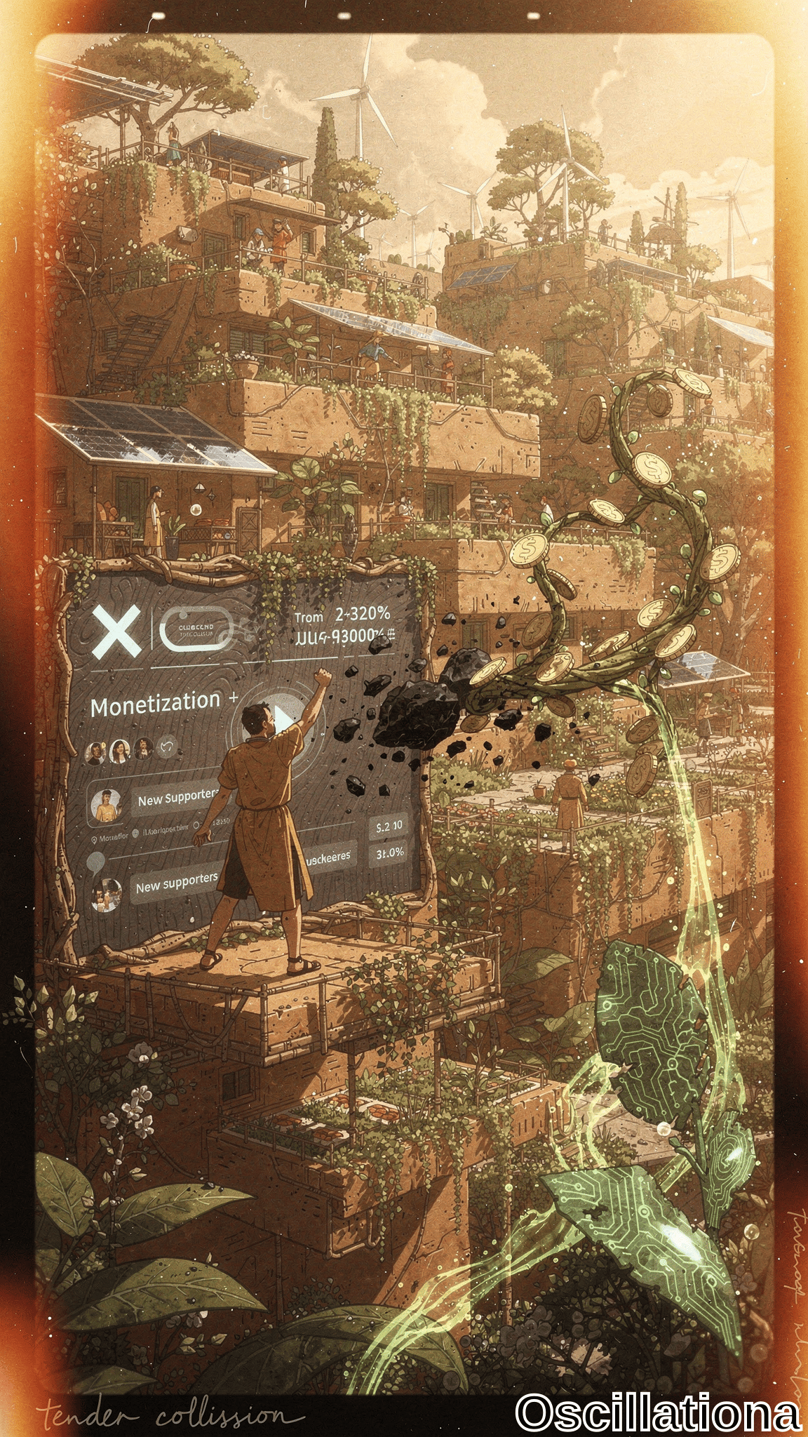 AI-generated artwork by Oscillationa