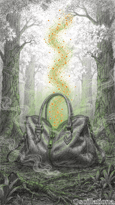 Intricate pencil-sketch of a mystical foggy forest with tall slender gray birch trees, mo…